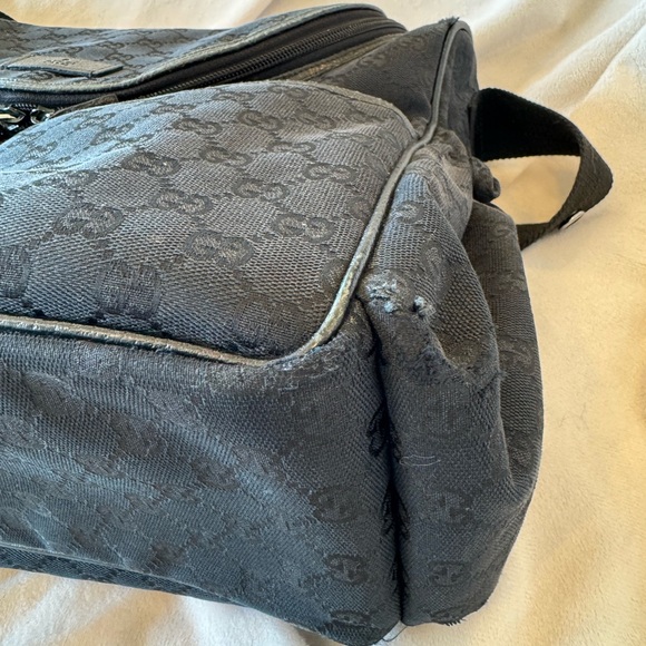 GUCCI GG CANVAS DIAPER BAG. Prelove - Picture 4 of 12